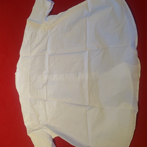 Lot of 2 Mens XXLshort sleeve button up navy blue and white shirts by Marc Ecko. - Picture 5 of 8